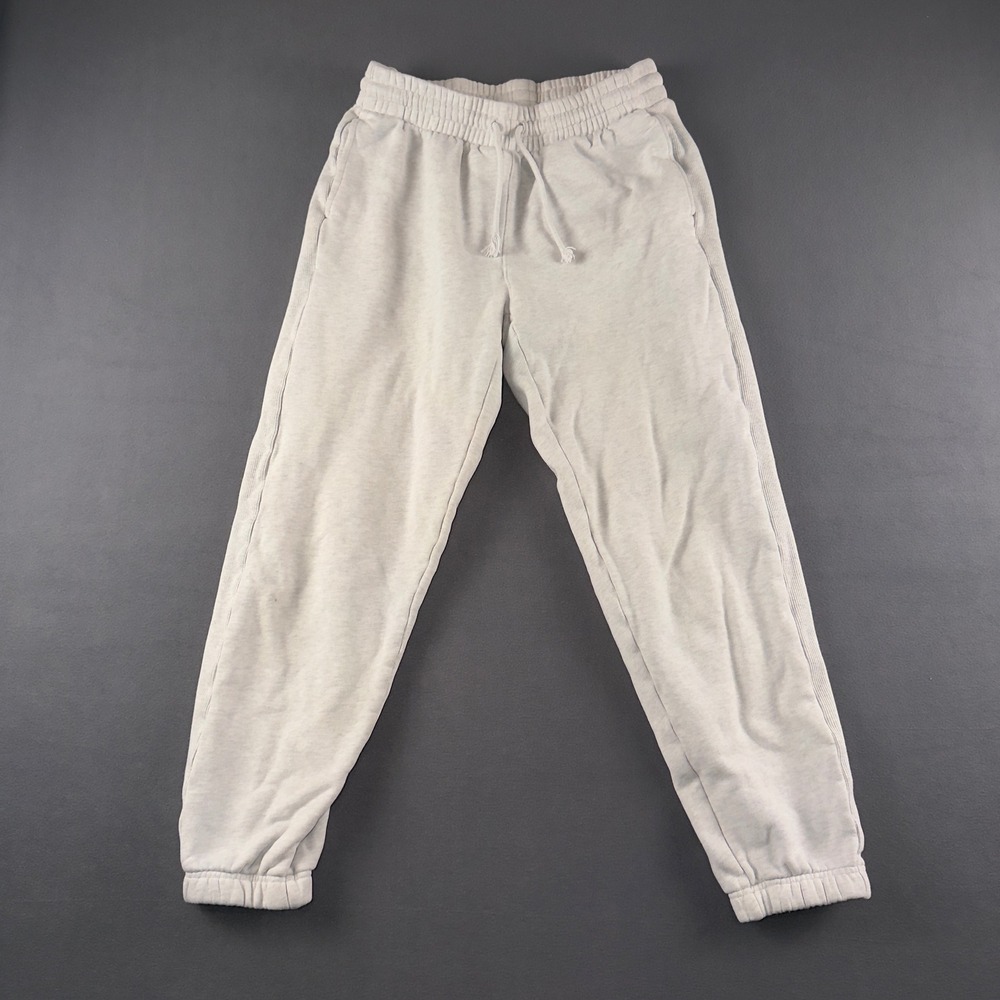 Tna Aritzia Cozy Fleece Boyfriend Sweatpants Heather Gray S 92132